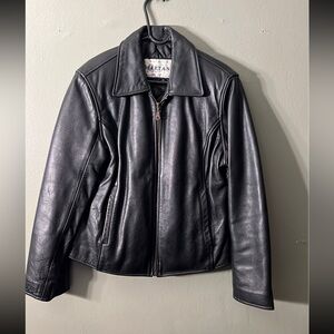 Martani  Black Leather Jacket